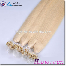 Alibaba Wholesale Remy Hight Grade Hair 2g micro ring loop hair extensions